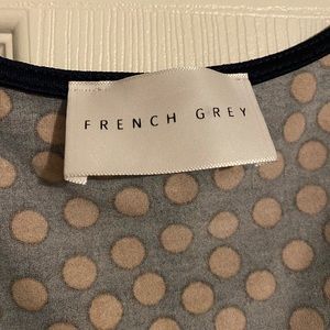 French Grey A line, tank top dress